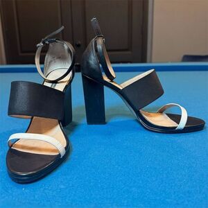 French Connection Women's Strappy Block Heel Sandals Size 8 Multicolor